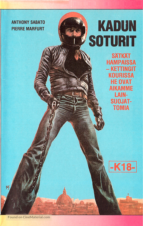 I violenti di Roma bene - Finnish VHS movie cover