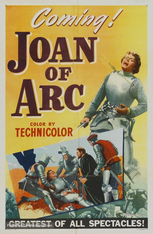 Joan of Arc - Advance movie poster
