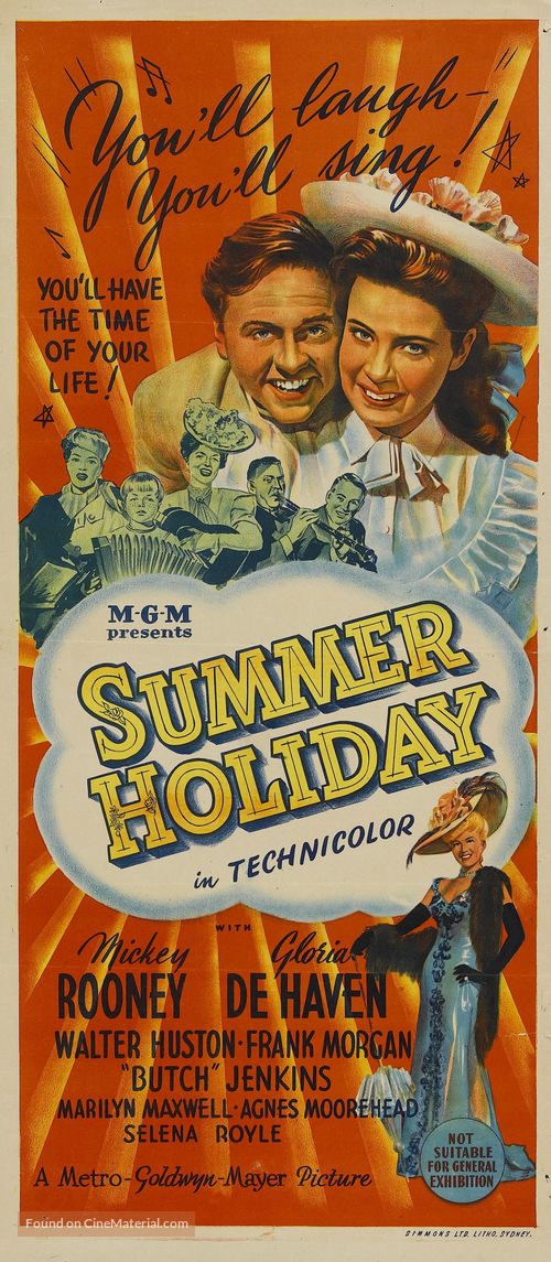 Summer Holiday - Australian Movie Poster
