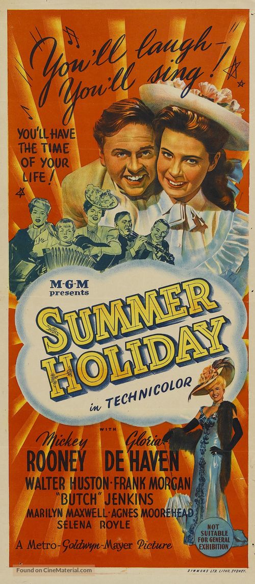 Summer Holiday - Australian Movie Poster