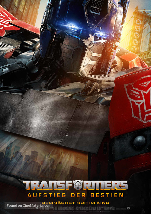 Transformers: Rise of the Beasts - German Movie Poster