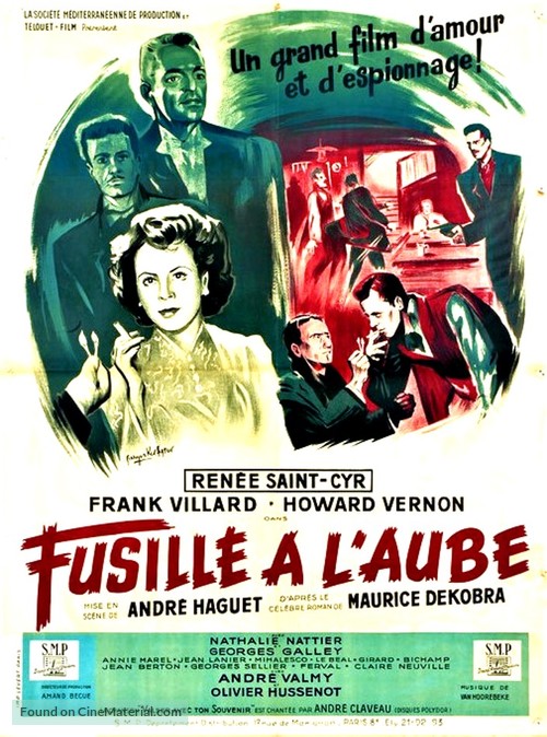 Fusill&eacute; &agrave; l&#039;aube - French Movie Poster