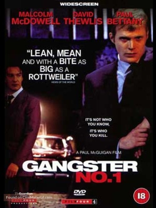 Gangster No. 1 - British DVD movie cover