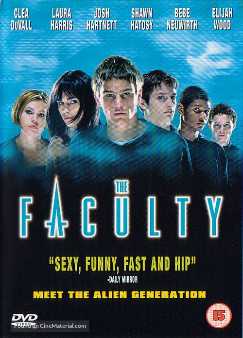 The Faculty - British DVD movie cover
