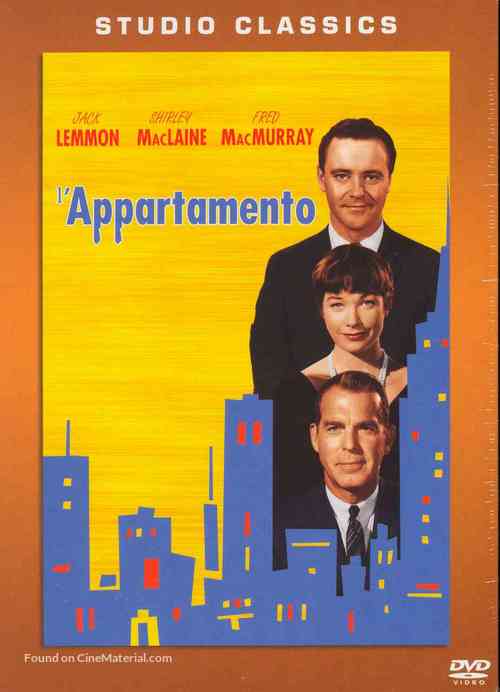 The Apartment - Italian DVD movie cover