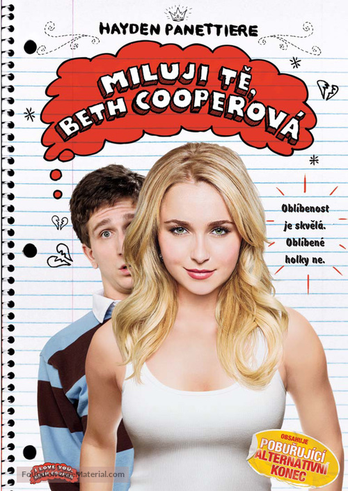I Love You, Beth Cooper - Czech Movie Cover