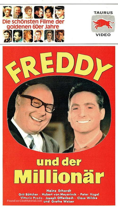 Freddy und der Million&auml;r - German VHS movie cover