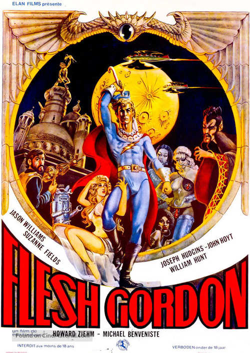 Flesh Gordon - Belgian Movie Poster