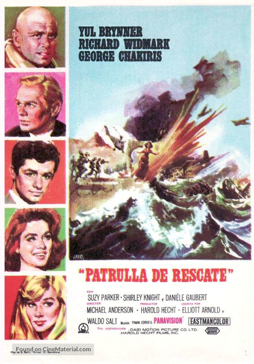 Flight from Ashiya - Spanish Movie Poster