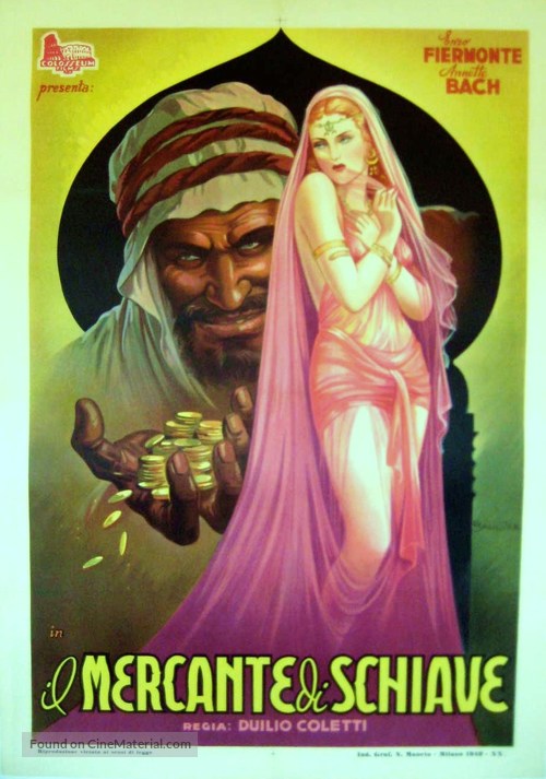 Il mercante di schiave - Italian Movie Poster