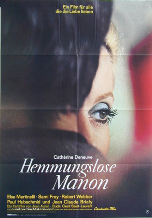 Manon 70 - German Movie Poster