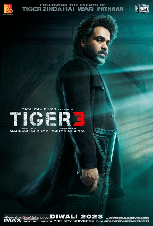 Tiger 3 (2023) Indian movie poster