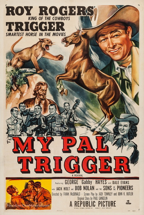 My Pal Trigger - Re-release movie poster