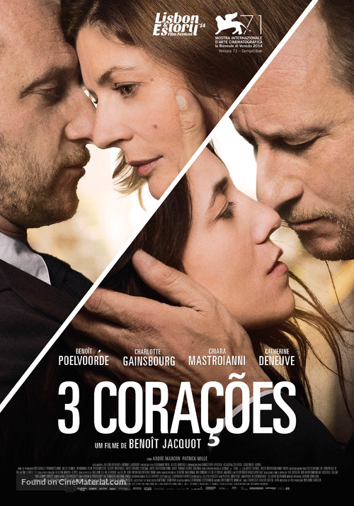 3 coeurs - Portuguese Movie Poster