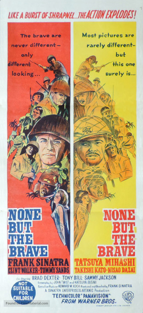 None But the Brave - Australian Movie Poster
