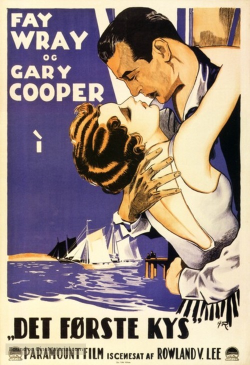 The First Kiss - Danish Movie Poster