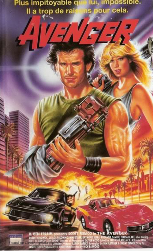 Nasty Hero - French VHS movie cover