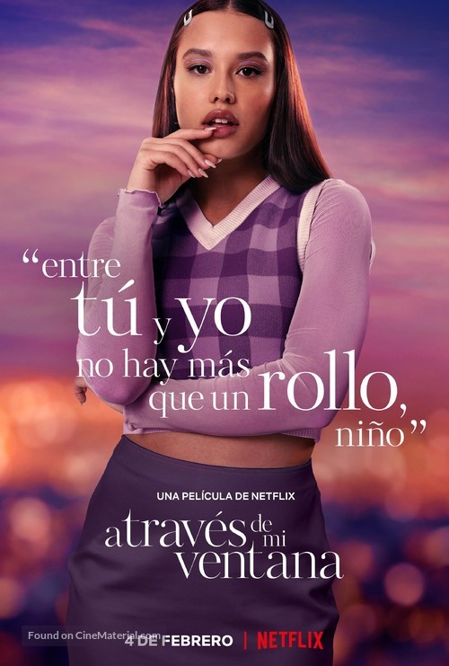 A trav&eacute;s de mi ventana - Spanish Movie Poster