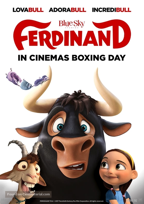 Ferdinand - New Zealand Movie Poster
