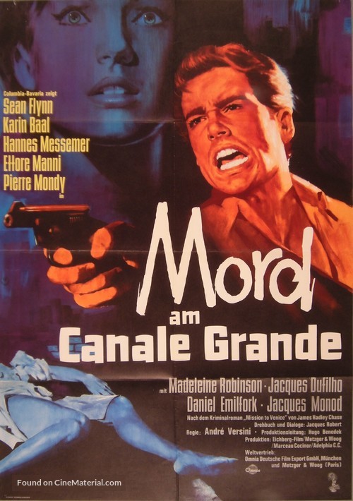 Agent sp&eacute;cial &agrave; Venise - German Movie Poster