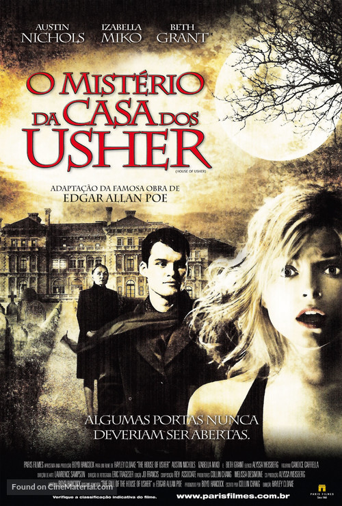 The House of Usher - Brazilian Movie Poster