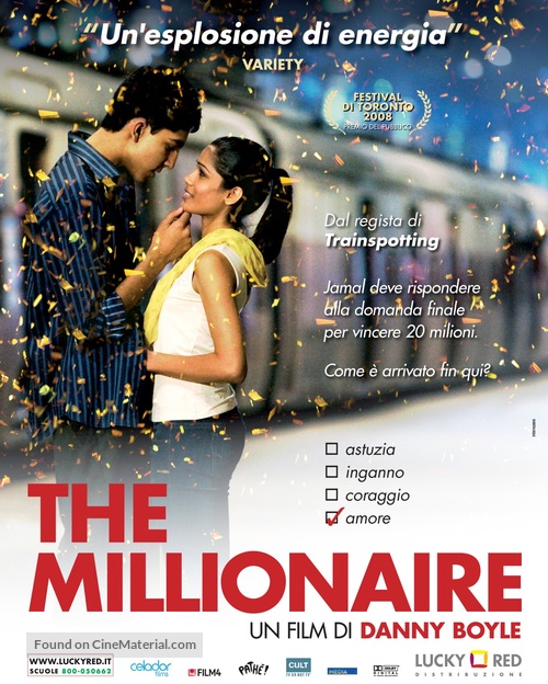 Slumdog Millionaire - Italian Movie Poster