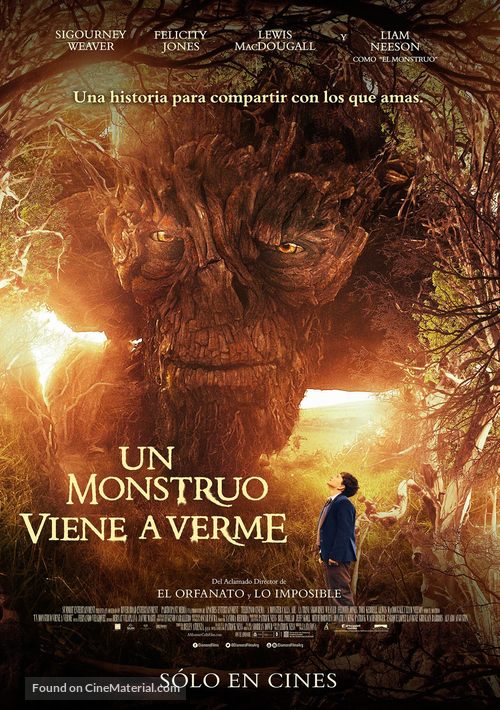 A Monster Calls - Argentinian Movie Poster