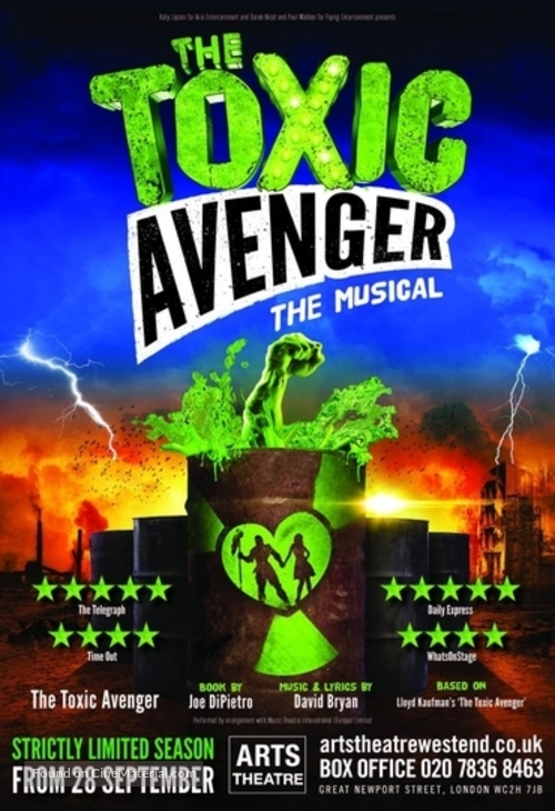 The Toxic Avenger: The Musical - British Movie Poster
