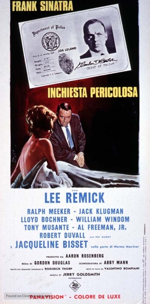 The Detective - Italian Movie Poster
