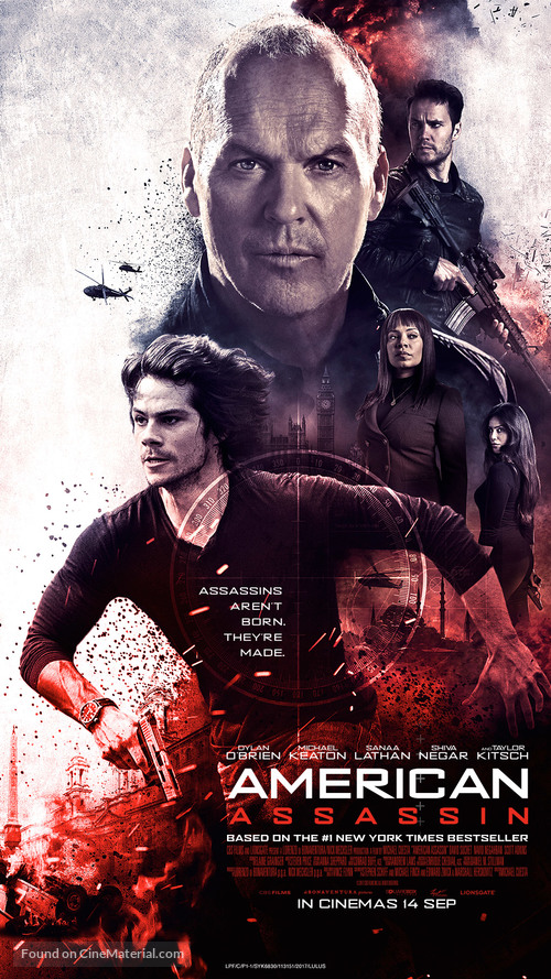 American Assassin - British Movie Poster