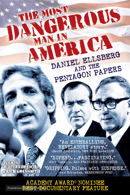 The Most Dangerous Man in America: Daniel Ellsberg and the Pentagon Papers - DVD movie cover