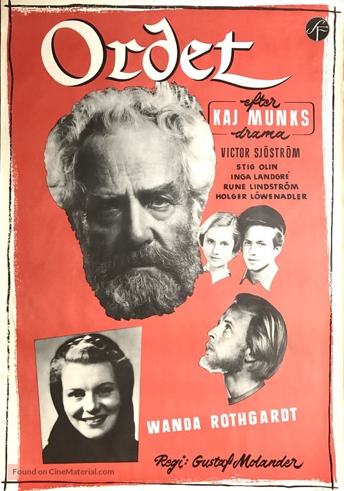 Ordet - Swedish Movie Poster