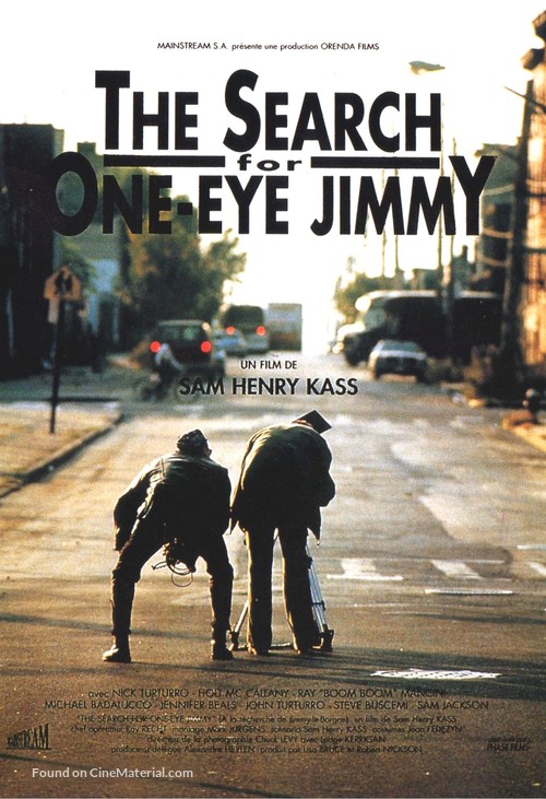 The Search for One-eye Jimmy - French Movie Poster