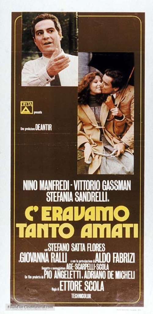 C&#039;eravamo tanto amati - Italian Movie Poster