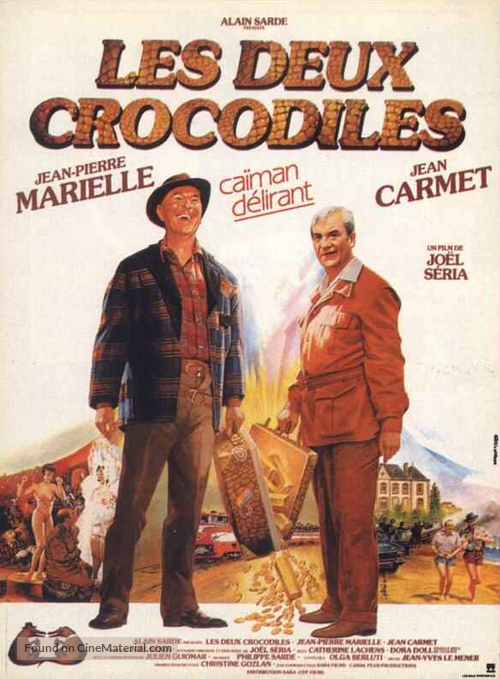 Les 2 crocodiles - French Movie Poster