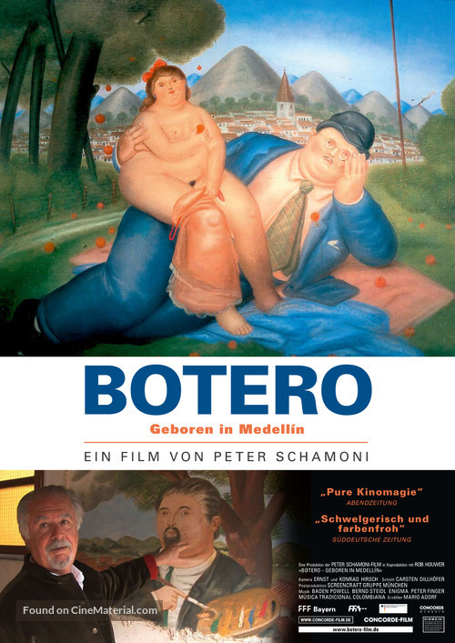 Botero Born in Medellin - German Movie Poster