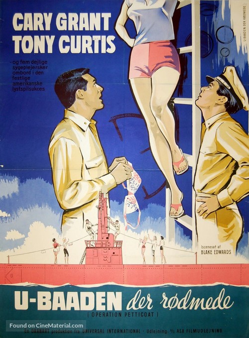 Operation Petticoat - Danish Movie Poster