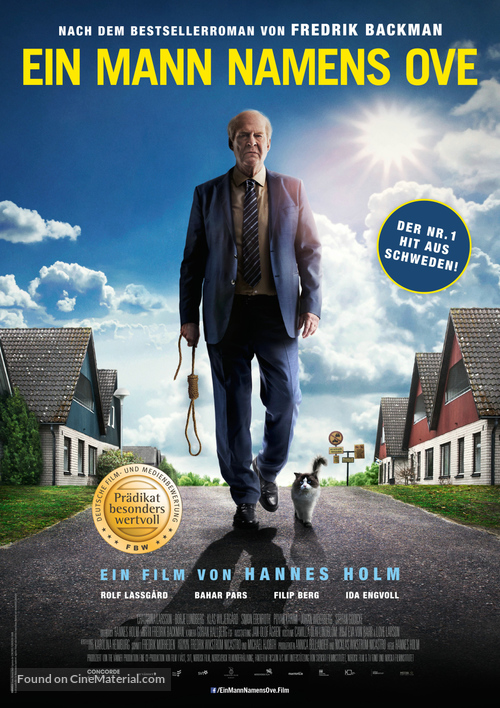 En man som heter Ove - German Movie Poster