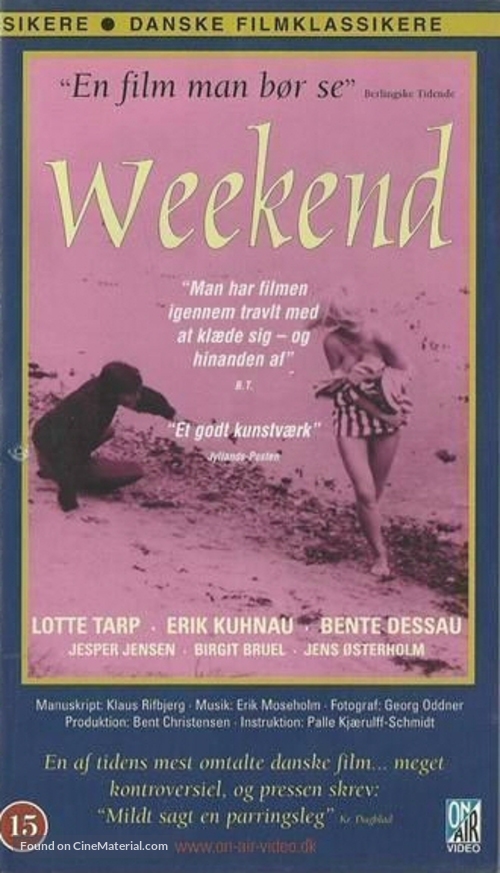 Weekend - Danish VHS movie cover