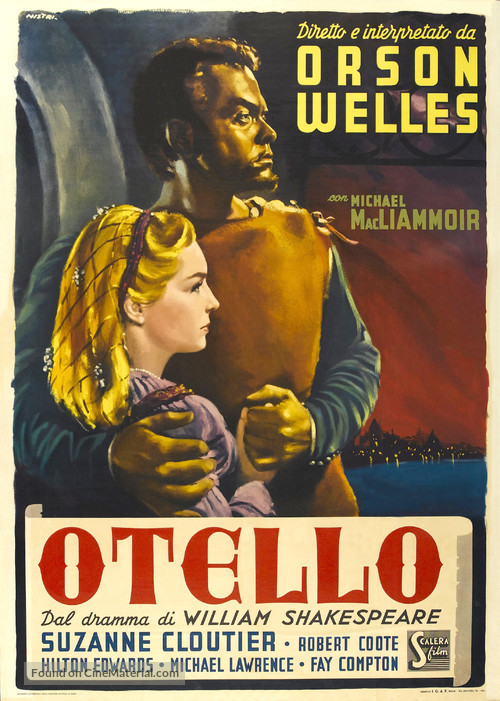 The Tragedy of Othello: The Moor of Venice - Italian Movie Poster