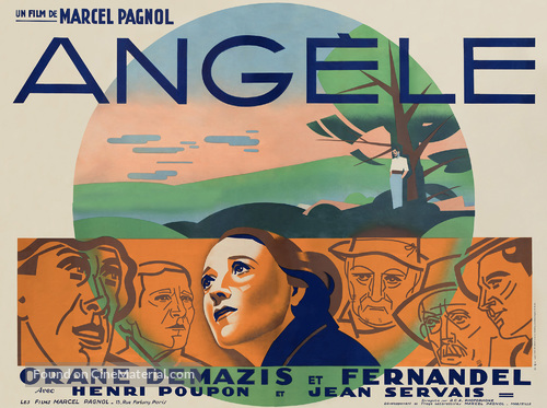 Ang&egrave;le - French Movie Poster