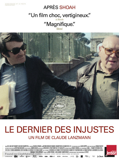 Le dernier des injustes - French Movie Poster