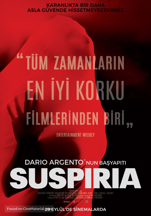 Suspiria - Turkish Movie Poster