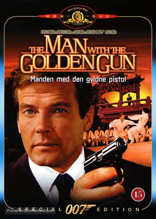 The Man With The Golden Gun - Danish Movie Cover