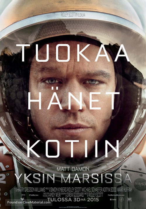 The Martian - Finnish Movie Poster