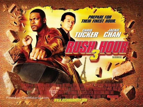 Rush Hour 3 - British Movie Poster