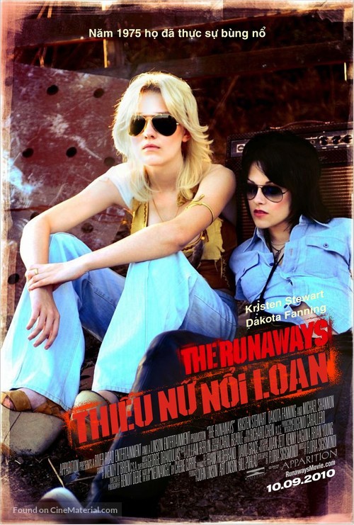 The Runaways - Vietnamese Movie Poster