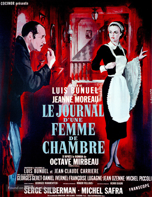 Le journal d&#039;une femme de chambre - French Movie Poster