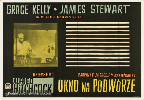 Rear Window - Polish Movie Poster
