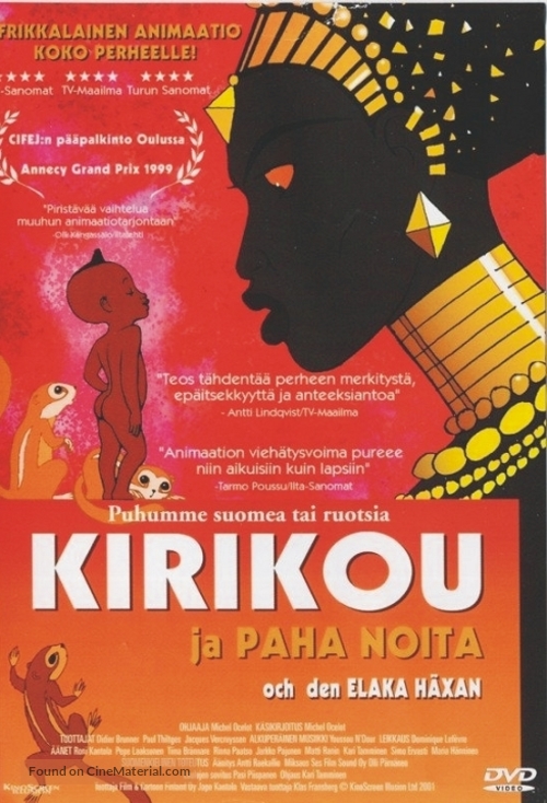 Kirikou et la sorci&egrave;re - Finnish Movie Cover